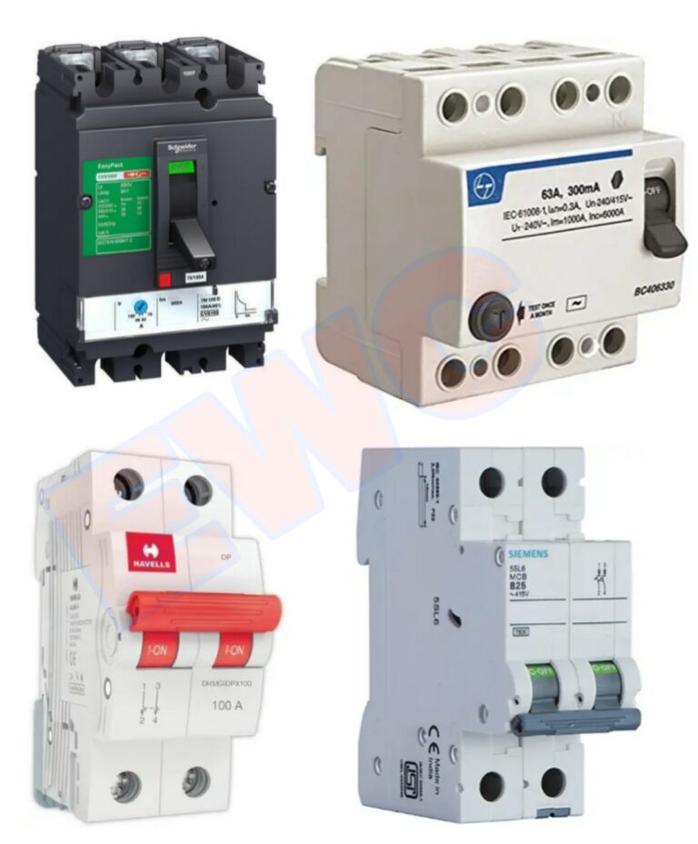 Circuit breaker name list Electric Work Centre