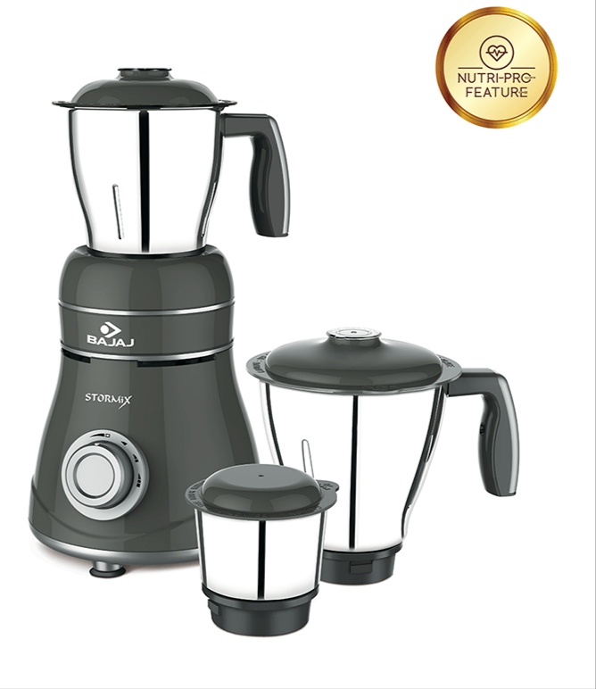 Bajaj Stormix 750Watt Mixer Grinder Electric Work Centre